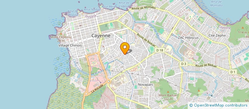 localisation de l'entreprise MADAME AMANDA FILDER  CAYENNE