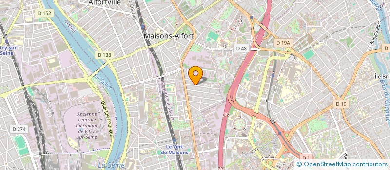 localisation de l'entreprise MADAME AMANDA FONSECA DE OLIVEIRA  MAISONS-ALFORT