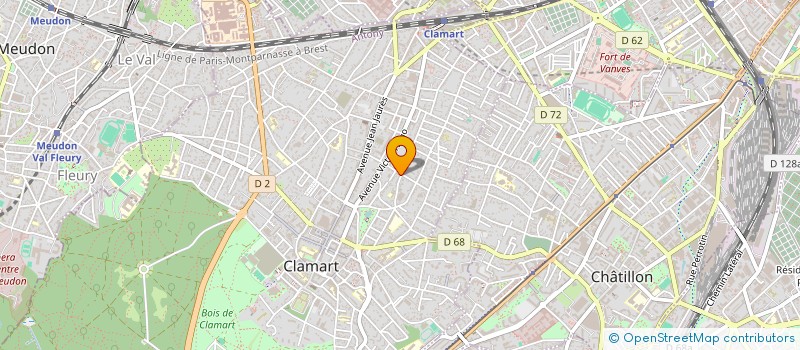 localisation de l'entreprise MADAME AMANDA GOBBI à CLAMART