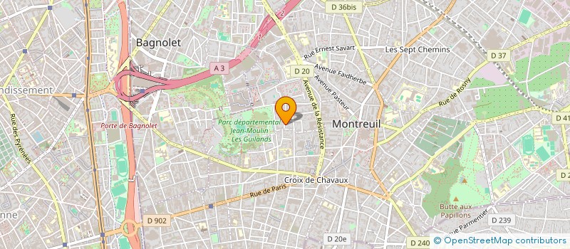 localisation de l'entreprise MADAME AMANDA GONZALEZ à MONTREUIL
