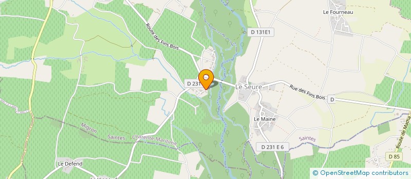 localisation de l'entreprise MADAME AMANDA HODGSON à COGNAC