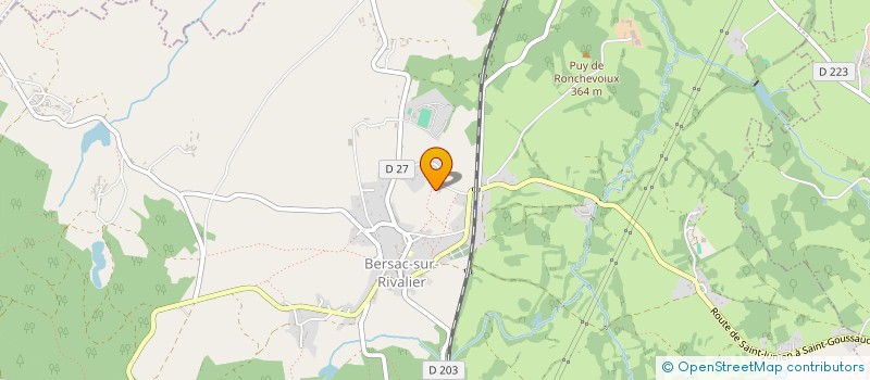 localisation de l'entreprise MADAME AMANDA HOLBROOK à BERSAC-SUR-RIVALIER