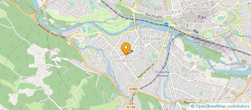 localisation de l'entreprise MADAME AMANDA IRIARTE  JURANCON