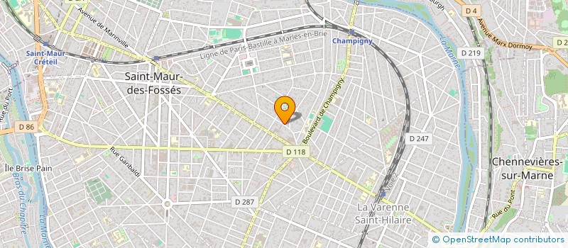 localisation de l'entreprise MADAME AMANDA KOUYOUMDJIAN à SAINT-MAUR-DES-FOSSES