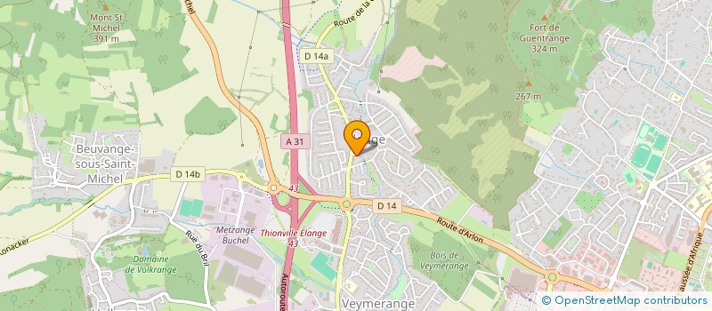 localisation de l'entreprise MADAME AMANDA LASCHWENG  THIONVILLE