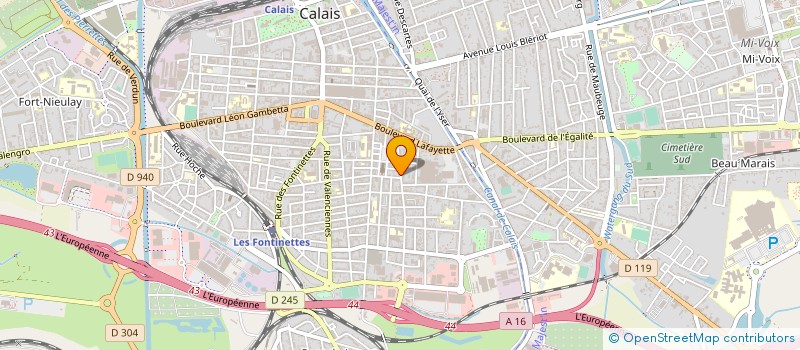 localisation de l'entreprise MADAME AMANDA LAURENT à CALAIS