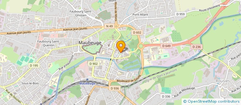 localisation de l'entreprise MADAME AMANDA LITWIN à MAUBEUGE