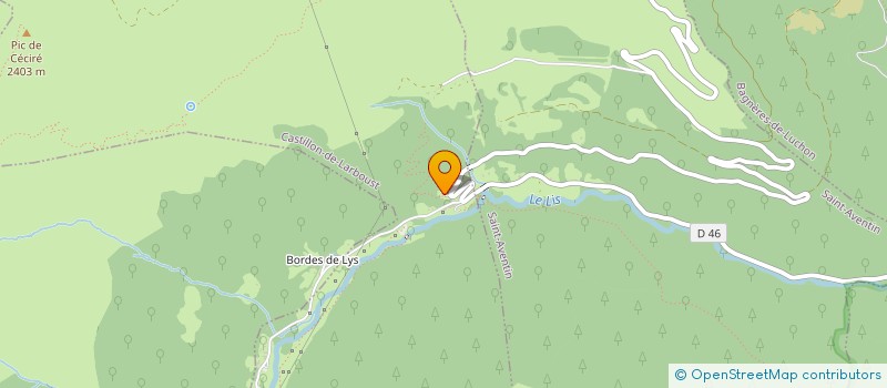 localisation de l'entreprise MADAME AMANDA LOWRY  CAZEAUX-DE-LARBOUST