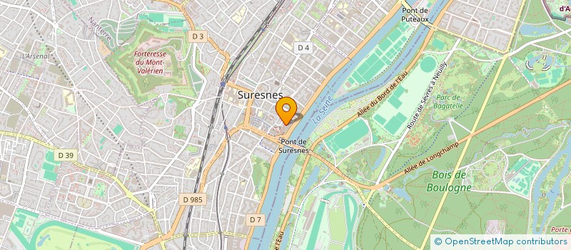localisation de l'entreprise MADAME AMANDA LUCAS à SURESNES