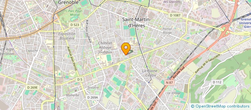 localisation de l'entreprise MADAME AMANDA MACEDO CRUZ  GRENOBLE