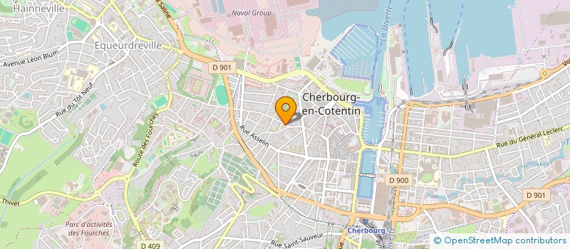 localisation de l'entreprise MADAME AMANDA MILAGROS SUAREZ RAYME  CHERBOURG-EN-COTENTIN