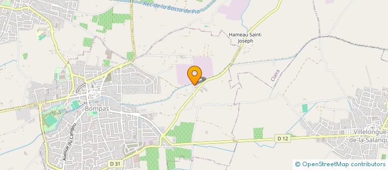 localisation de l'entreprise MADAME AMANDA MONTAZEM  BOMPAS