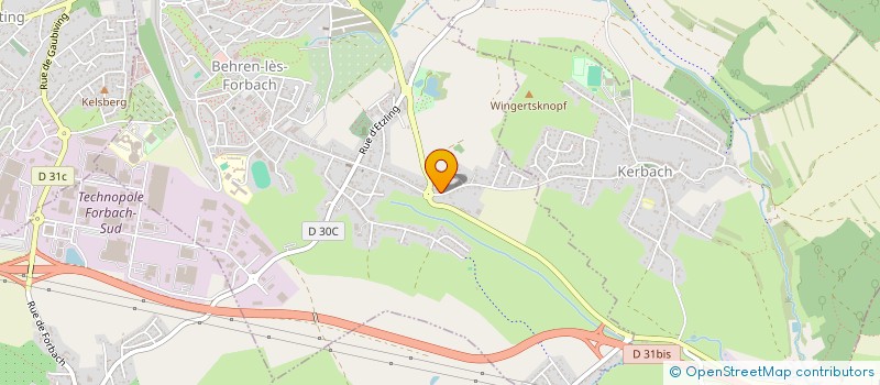 localisation de l'entreprise MADAME AMANDA MORALES  BEHREN-LES-FORBACH