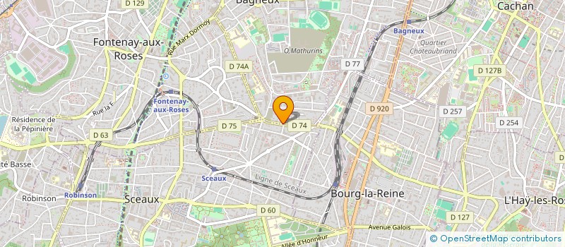 localisation de l'entreprise MADAME AMANDA NJIANGA DAMFEU à BAGNEUX