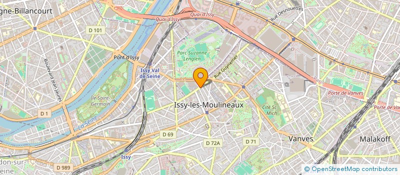 localisation de l'entreprise MADAME AMANDA PEREIRA SALGADO à ISSY-LES-MOULINEAUX