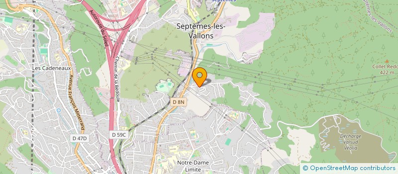 localisation de l'entreprise MADAME AMANDA PIACENTILE à SEPTEMES LES VALLONS
