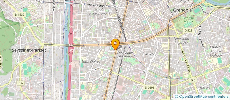 localisation de l'entreprise MADAME AMANDA PONSA  GRENOBLE