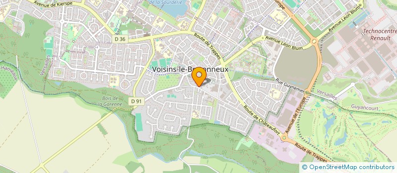 localisation de l'entreprise MADAME AMANDA PRADON à VOISINS-LE-BRETONNEUX