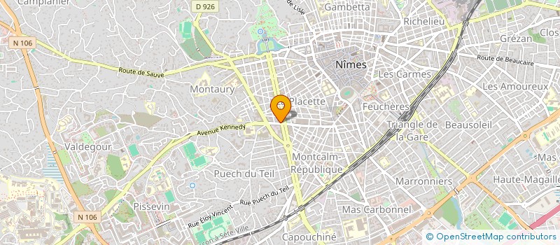 localisation de l'entreprise MADAME AMANDA RAZAFINDRAKOTO  NIMES