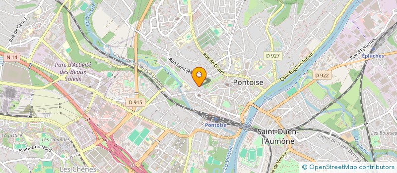 localisation de l'entreprise MADAME AMANDA SCHNOLLER  PONTOISE