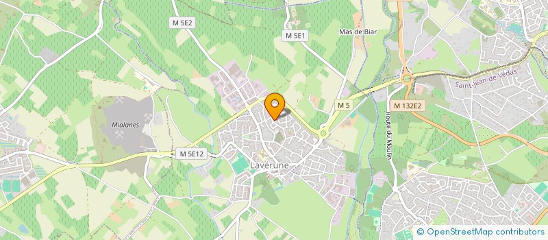 localisation de l'entreprise MADAME AMANDA SENECHAL  LAVERUNE