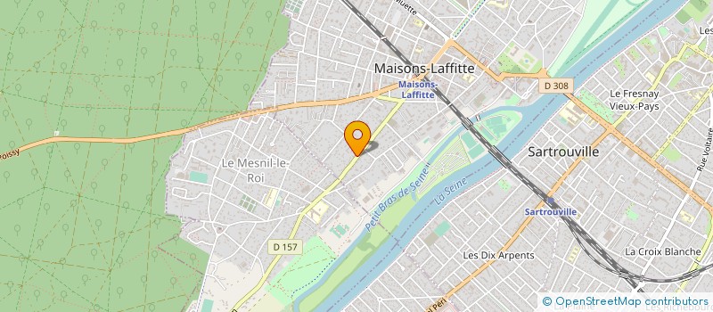 localisation de l'entreprise MADAME AMANDA SNELL  MAISONS-LAFFITTE