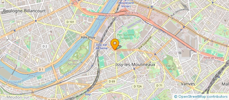 localisation de l'entreprise MADAME AMANDA VANG à ISSY-LES-MOULINEAUX