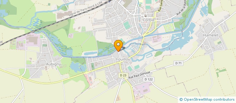 localisation de l'entreprise MADAME AMANDA WALLON  FOUILLOY