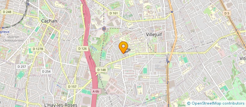 localisation de l'entreprise MADAME AMANDA YAHIA CHERIF  VILLEJUIF