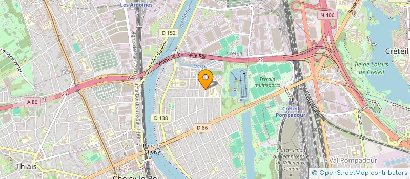 localisation de l'entreprise MADAME AMANDINE ABECASSIS  CHOISY-LE-ROI