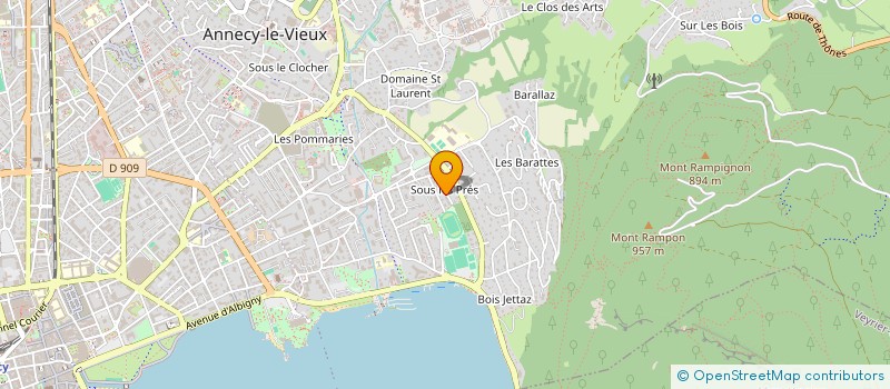 localisation de l'entreprise MADAME AMANDINE ADAM  ANNECY