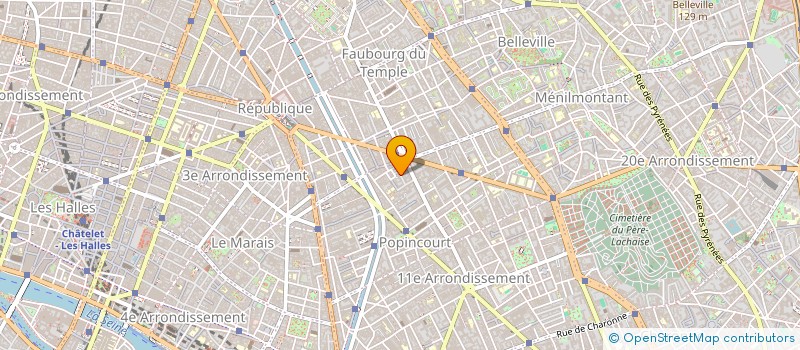 localisation de l'entreprise MADAME AMANDINE ADRIEN  PARIS