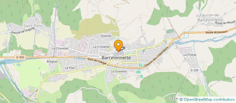 localisation de l'entreprise MADAME AMANDINE ALARGENT à BARCELONNETTE