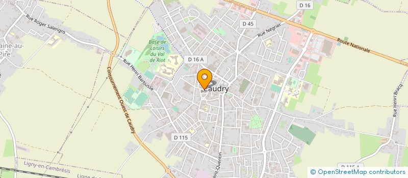 localisation de l'entreprise MADAME AMANDINE ALLARD à CAUDRY
