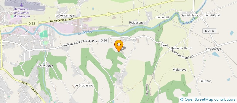 localisation de l'entreprise MADAME AMANDINE ALLENNE-TEN  GRAULHET