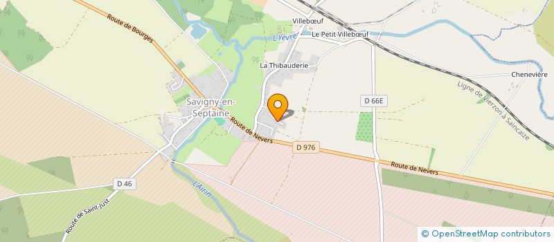 localisation de l'entreprise MADAME AMANDINE ALLIBERT  SAVIGNY-EN-SEPTAINE