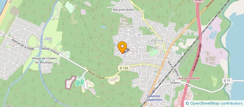 localisation de l'entreprise MADAME AMANDINE ALVAREZ  LABENNE