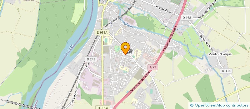localisation de l'entreprise MADAME AMANDINE AMADON à COSNE COURS SUR LOIRE