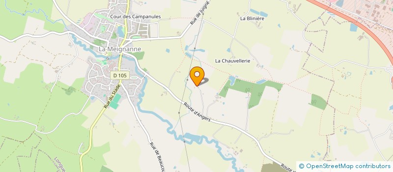 localisation de l'entreprise MADAME AMANDINE AMAILLAND  LES HAUTS-D'ANJOU