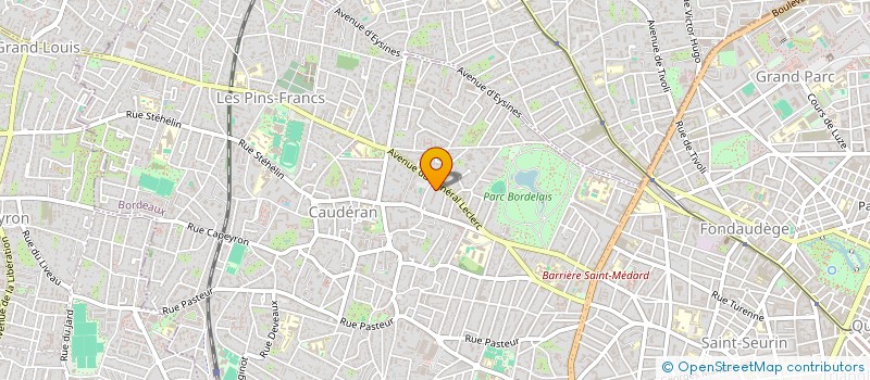 localisation de l'entreprise MADAME AMANDINE AMANDINE SOULAINE  BORDEAUX