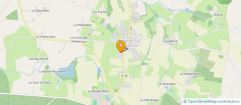 localisation de l'entreprise MADAME AMANDINE AMPHOUX  MEZIERES-SUR-COUESNON