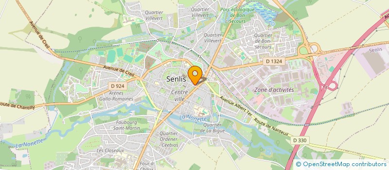 localisation de l'entreprise MADAME AMANDINE ANNEET  SENLIS