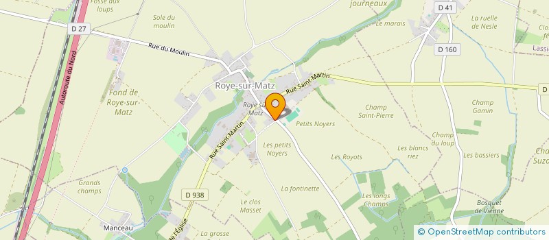 localisation de l'entreprise MADAME AMANDINE ANTENUCCI  ROYE-SUR-MATZ