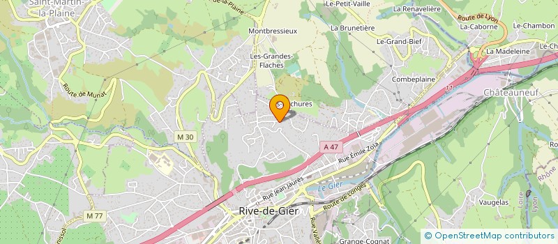 localisation de l'entreprise MADAME AMANDINE ANTUNES  RIVE-DE-GIER