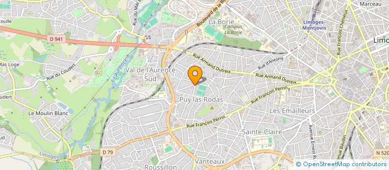 localisation de l'entreprise MADAME AMANDINE ARLOT à LIMOGES