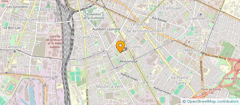 localisation de l'entreprise MADAME AMANDINE ARNAUD  LYON