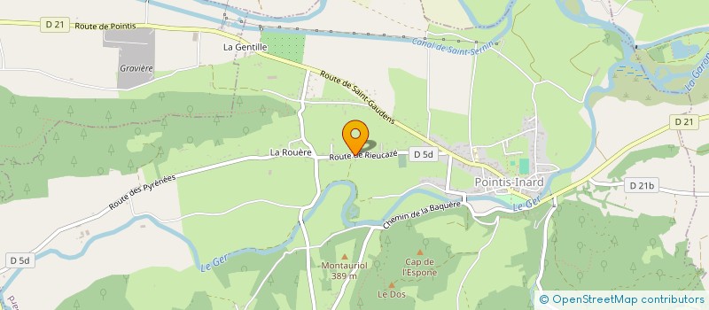 localisation de l'entreprise MADAME AMANDINE ARNOULD  POINTIS-INARD