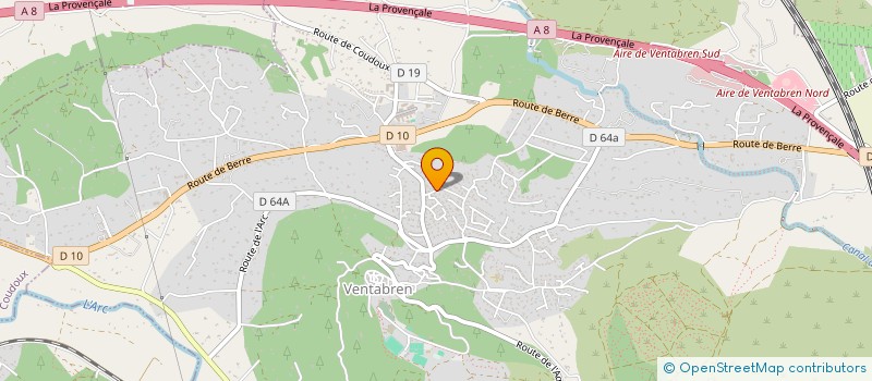 localisation de l'entreprise MADAME AMANDINE ARRIGHI  VENTABREN
