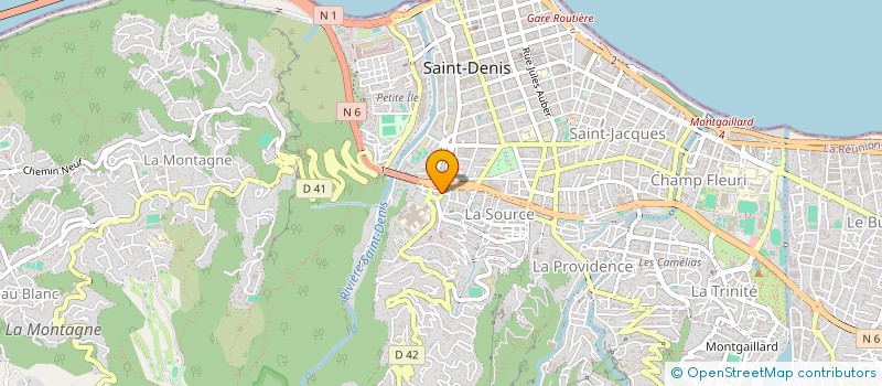 localisation de l'entreprise MADAME AMANDINE AUBIGNAT  SAINT-DENIS