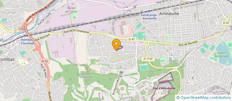 localisation de l'entreprise MADAME AMANDINE AUBIN  AMNEVILLE